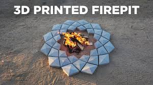 Concrete fire pit is one of the easiest solutions comparable with metal one, as it looks classy and really elegant, fits almost any garden or backyard we have the tops assets for fire pit design. How To Make A Concrete Fire Pit Using Silicone Molds Of 3d Printed Blocks