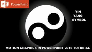 Yin Yang Animation In Powerpoint 2016 Motion Graphics Tutorial Motion Graphics Tutorial Powerpoint Tutorial Tutorial