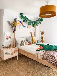 Fun Animal Safari Themed Room In 2020 Scandi Kids Room Toddler Rooms Toddler Boys Room