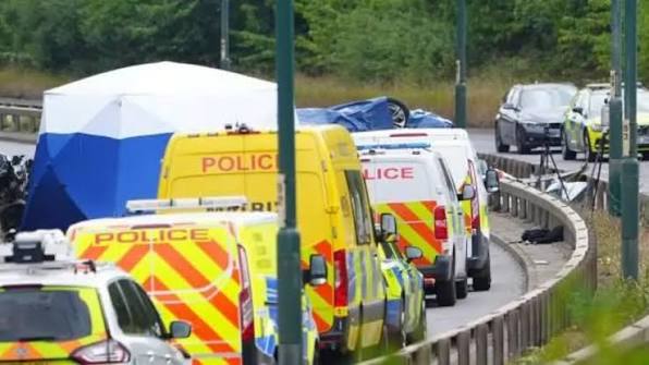 PCs Matthew Blades and Tom Clough were killed in a crash near Middlesbrough  on Saturday.