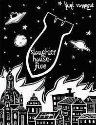 Vonnegut apology to his publisher seymour sam lawrence: Slaughterhouse 5 Bomb Graphic Slaughterhouse Five Book Art Kurt Vonnegut