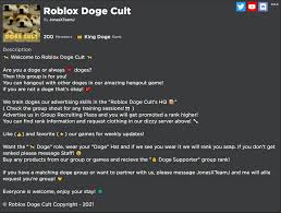 Check spelling or type a new query. Roblox Doge Cult On Twitter Thanks Everyone For 200 Members We Can T Thank Everyone Enough Go Buy Our New Limited Time Shirt S Https T Co Lrisbftyby Https T Co Mdddfgoy36 Https T Co Oztldc2sff