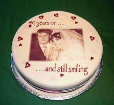 Leading indian gifts portal to send online gifts to india. Maurice Chris S 40th Wedding Anniversary Cake 40th Wedding Anniversary Cake 40th Anniversary Cakes Wedding Anniversary Cakes
