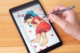 Its tip is pressure sensitive and a fingerprint scanner would be great, but it's not a must in this price range. Artist Review Samsung Tab A 8 0 With S Pen 2019 Parka Blogs