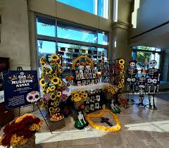 Gallo Center for The Arts has resumed their annual tradition of displaying  a Dia De Los Muertos altar in their lobby. This display is free and open to  the public through November