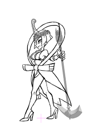 Kinuko Skullgirls Animation Walking Animation