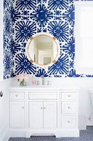 This Pretty In Pink Cake Shop Is Sweet Enough To Eat Step Inside Blue And White Wallpaper Home Bathroom Inspiration