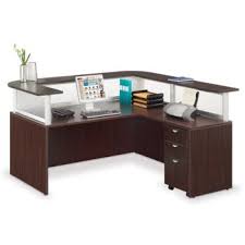 The title receptionist is attributed to the person who is employed by an organization to receive or greet any. Neoterik L Shaped Reception Desk 79 W Officefurniture Com