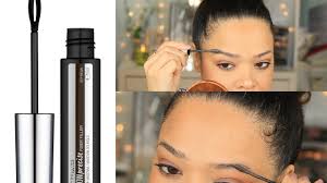 тушь для бровей Maybelline New York Brow Precise Fiber Filler New Maybelline Brow Precise Fiber Filler Demo Review Youtube
