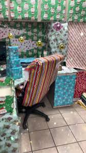 Decorated the boss’s office while he was