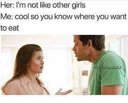 Shes not like the others? Her I M Not Like Other Girls Me Cool So You Know Where You Want To Eat Herumham Girls Meme On Me Me