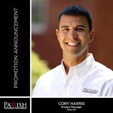 Cory Harris Promoted to Project Manager