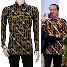 10 model baju batik pria terbaru dan harga murah model baju. Jual Kemeja Jokowi Batik Keris Lengan Panjang Seragam Kantor Di Lapak Batik Ape Bukalapak