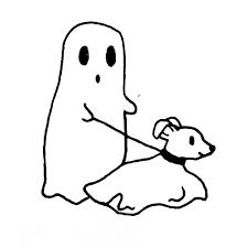 Abbiekye On Tik Tok 3 In 2020 Dog Line Art Ghost Tattoo Spooky Tattoos