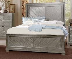 White and silver queen bedroom set. Montana Panel Bedroom Set Grey Steve Silver Furniture Furniture Cart