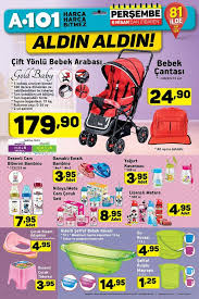 a101 6 nisan 2017 firsatlari cift yonlu bebek arabasi