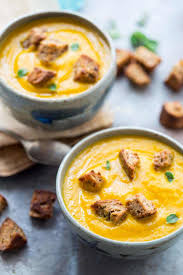 Carrot and ginger soup is light and super healthy with an added benefit of tasting delicious? Carrot Ginger Soup With Oregano Croutons Healthy Seasonal Recipes