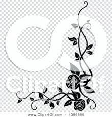 450x470 Vine Border Design Elegant Vine Border Stock Vector Grape Vine Flower Border Png Clip Art Borders Floral Border Design