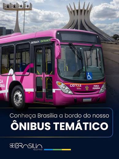 A grandiosidade de Brasília merece ser vivida com conforto absoluto. 🏛️  Embarque no nosso Tour Cívico em ônibus temático. Um roteiro premium guiado  pelos maiores ícones da capital, estruturado para você apenas