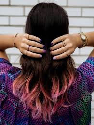 17 Rainbow Hairstyles To Wear Loud And Proud Dip Dye Hair Dying Hair Dyed Ends Of Hair