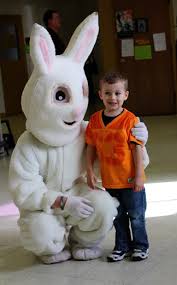 Breakfast and egg hunt at Nathan's school