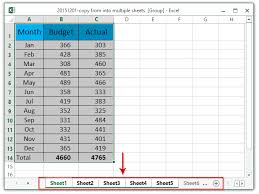 In excel you may need to select multiple worksheets in the same workbook for formatting for example, when you select additional worksheets in a workbook, the first sheet in the selections remains the active one, it's open a new excel workbook. How To Copy Data From Into Multiple Worksheets In Excel