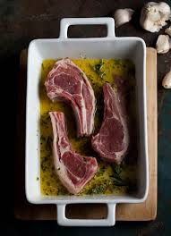Grilled Lamb Chops With Rosemary And Garlic On Lemony Cauliflower Cous Cous And Roasted Baby Vegetables Grilled Lamb Chops Grilled Lamb Lamb Chops