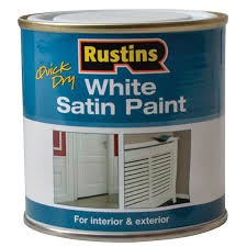 Rustins Whisw1000 White Satin Paint 1 Litre