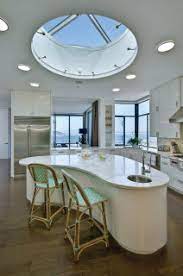 A kitchen island is a really useful addition to a kitchen and might be used for any number of activities in the picture below the shape of the island become gradually more curved. Kitchen With Kidney Shaped Island Transitional Kitchen San Francisco By C M Peletz Co General Contractors Houzz