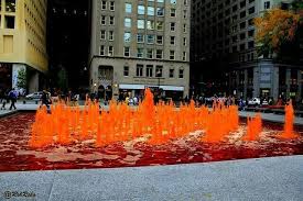 Halloween At Daley Plaza Water Fountain Fountain Fountains