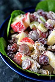 Fourth Of July Menu Cooking Add A Pinch Waldorf Salad Recipe Yummy Salad Recipes Apple Salad Recipes