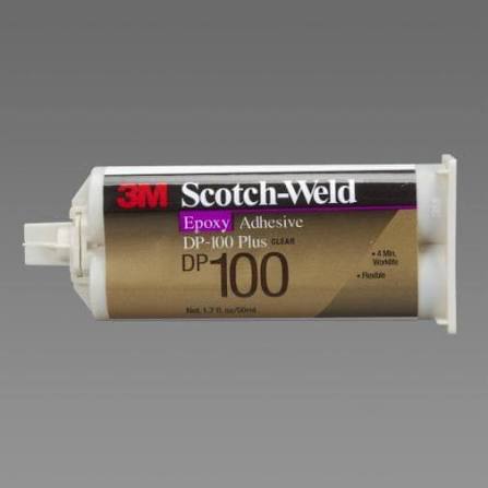 3M™ Scotch-Weld™ Epoxy Adhesive DP100 Plus, Clear, 48.5 mL Duo-Pak, 12  Each/Case | 3M Phillippines