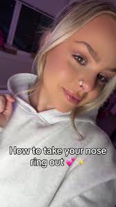 How to Remove Your Hinged Nose Ring Easily
