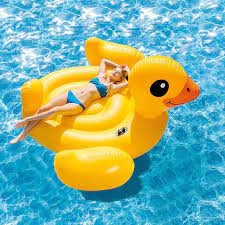 classic fun 10 fun pool floats perfect for a summer weekend southernliving loved your rubber duck inflatable pool floats cool pool floats cute pool floats