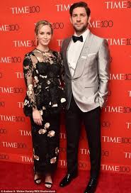 Some brides swathe themselves in metres of chiffon and ruffles. Pin On Emily Blunt John Krasinksi And Baby Hazel
