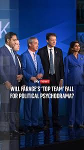 Reform UK leader Nigel Farage has unveiled his 'top team' to lead the  party, including Conservative defectors Robert Jenrick and Suella  Braverman.⁠, ⁠, Sky's Alexandra Rogers asks Farage how he will ...