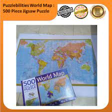 Maybe you would like to learn more about one of these? Puzzlebilities World Map 500 Piece Jigsaw Puzzle Shopee Indonesia