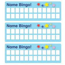 Esl Games Name Bingo Elementary School Activities Esl Games Abc Cards