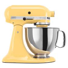 Kitchenaid Ksm150psmy Majestic Yellow 5 Quart Artisan Tilt Head Stand Mixer Kitchenaid Standmixer Standmixer Rezepte Kuchenmixer