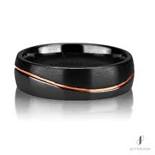 34 Unique Mens Wedding Rings Pink Book Weddings South Africa Black Tungsten Rings Rose Gold Wedding Bands Mens Wedding Rings