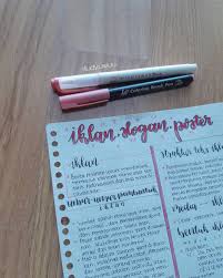 Idk Why But The Lighting Is Blue Here Anyways Heres My Bahasa Notes Btw Itu Yg Tulisan Poster Sama Unsur Unsur Pembentuk Bullet Journal Journal Zebra