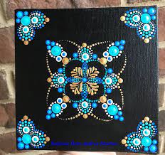 Mandala Dot Canvas Painting Painting Dot Art Mandala Mandala Dot Painting Mandala Dot Art Dot Art Painting Mandala Dot Dot Painting