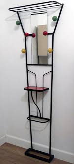 Vestiaire Avec Miroir Fer Forge Et Formica Annees 50 Avec Images Mobilier De Salon Maison Moderne Miroir Fer Forge