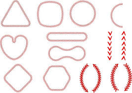 104 BASSEBALL STITCHES Svg, Png, Baseball Stitches Svg, Baseball Laces Svg  Files, Baseball Stitches Clipart