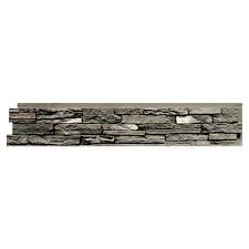 Maybe you would like to learn more about one of these? Nextstone Slatestone Rundle Ridge 8 25 In X 43 In Faux Stone Siding Panel 8 Pack Slsp Rur 8 The Home Depot