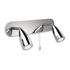 Spot lights are directional lights and a versatile way of lighting in both traditional and modern settings. Firstlight Storm Led Two Light Bar Spotlight In Chrome Fitting Style From Dusk Lighting Uk