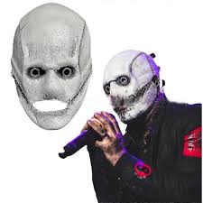 For Slipknot Corey Taylor Mask Dj Cosplay Long/short Latex Mask Halloween  Carnival Masquerade Horror Party Props Gifts