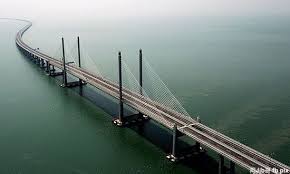 The total length of the bridge is 15 miles (24 km). From Malaysia To The World With Khairuddin Pandu Arah Ke Jambatan Pulau Pinang Kedua Bridge Flight And Hotel Northern Region