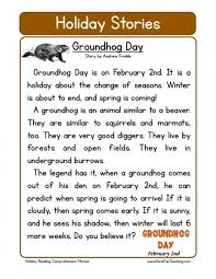 Reading Comprehension Worksheet Groundhog Day Holiday Reading Comprehension Teaching Reading Comprehension Reading Comprehension