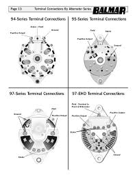 12 V Alternator Manual W 90series Drawing